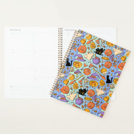Agenda Fantasmas, Abóboras, Gatos & Design Assustador Sem