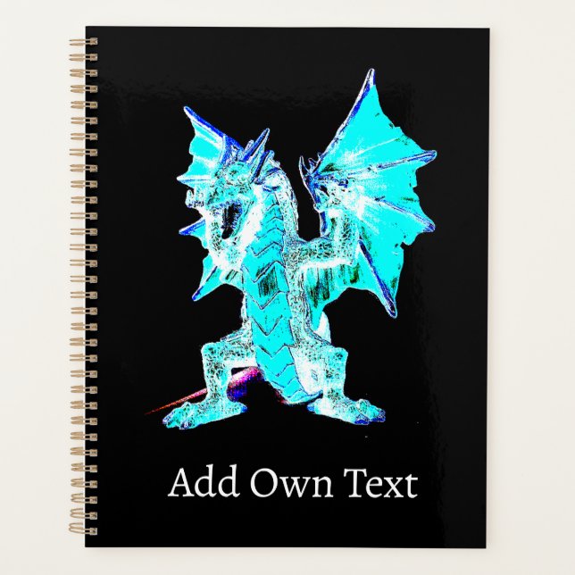 Agenda Fantasy Aqua Blue Dragon (Frente)