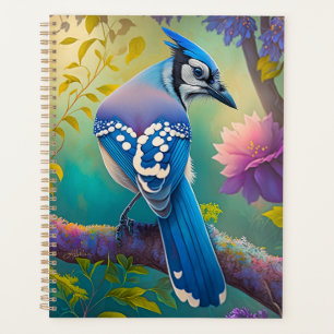 Agenda Fantasy Birds Blue Jay