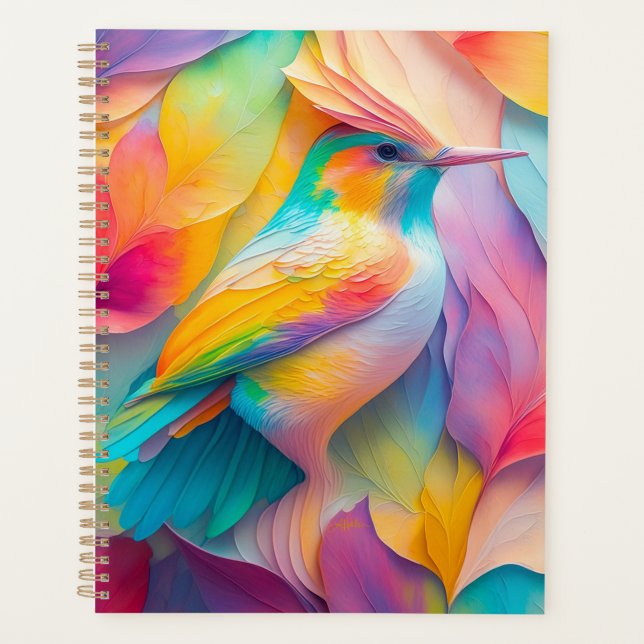 Agenda Fantasy Birds Silk Bird (Frente)