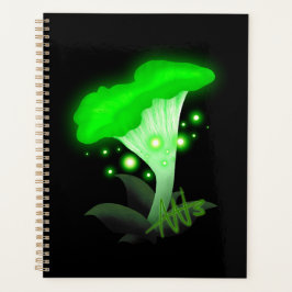 Agenda Fantasy Chanterelle Glossudo Cogumelo Verde