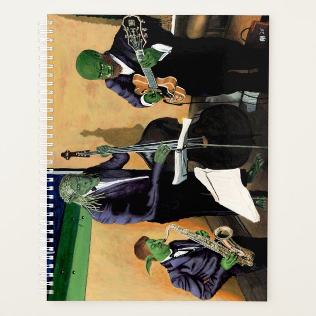 Agenda Fantasy Jazz Blues Musicians Music Art (Frente)