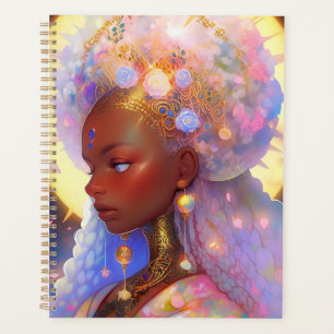 Agenda Fantasy Mulher Afro-Americana Art