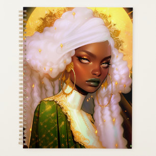 Agenda Fantasy Mulher Afro-Americana Art
