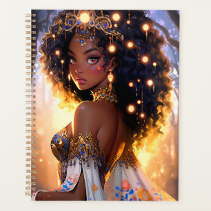 Agenda Fantasy Mulher Afro-Americana Art