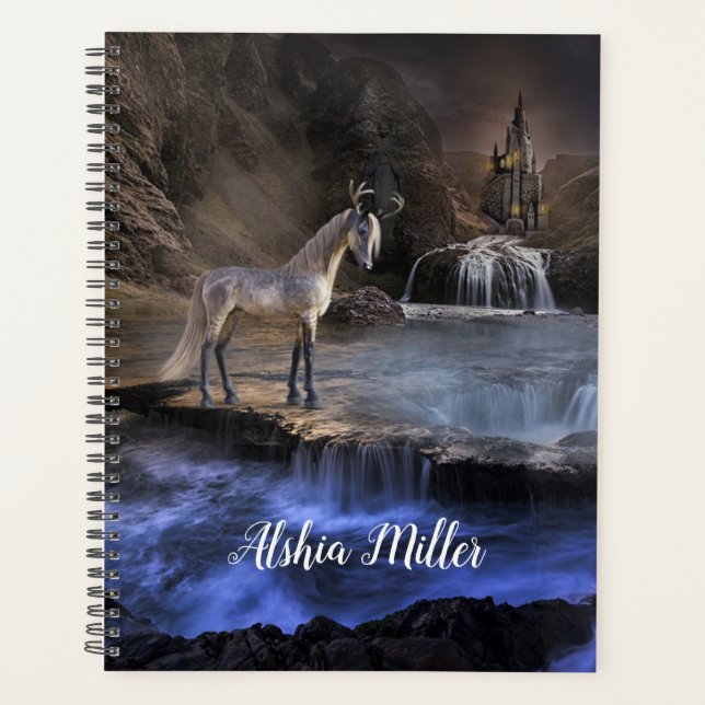 Agenda Fantasy Waterfall e Castle (Frente)