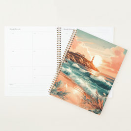 Agenda Farol Sunset Ocean Beach Boho Floral