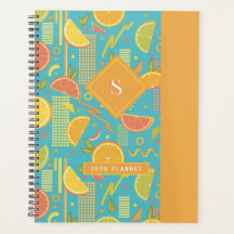 Fatias de Fruta de Citros Azuis dos 80