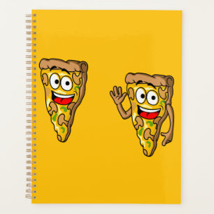 Agenda Fatias de Pizza de Cogumelo Feliz