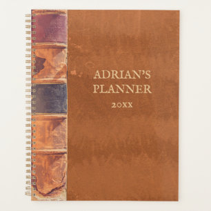 Agenda Faux Leather Vintage Antiquado