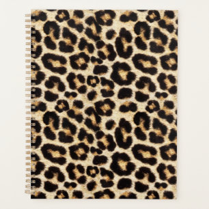 Agenda Faux Leopardo Formas falsas de arte de cherie