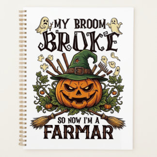Agenda Fazenda do Varrender Quebrado Abóbora de Halloween