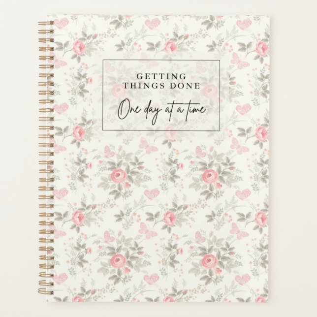 Agenda Fazendo Coisas Um Dia No Time Planner (Frente)