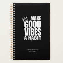 FAZER BONS VÍBULOS UM HÁBITO | Planner espiral