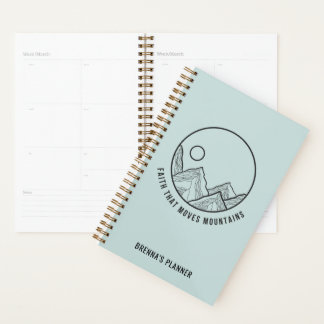 Agenda Fé Personalizada que Move Montanhas Cristãs