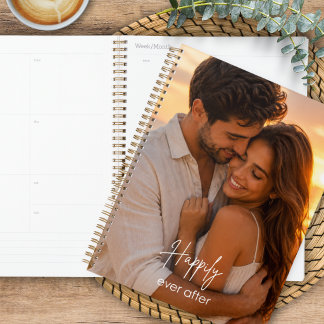Agenda Felicidade Eterna com Foto Personalizada