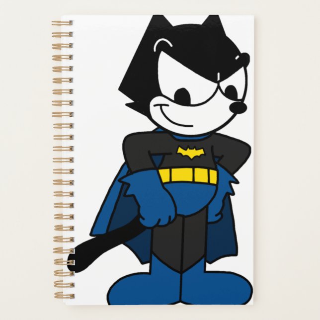 Agenda Felix o Herói - Design de Super Herói do Cartoon (Frente)
