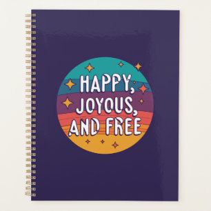 Agenda Feliz, alegre, livre, motivacional, inspiracional