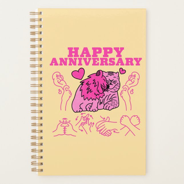 Agenda Feliz Aniversário - Design ASL (Frente)