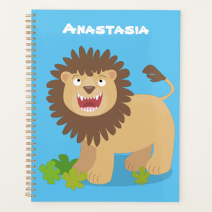 Agenda Feliz desenho animado de leão