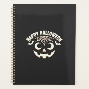 Agenda Feliz Dia das Bruxas Desenho de Rosto de Jack-O-La