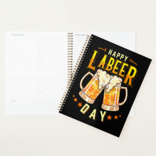 Agenda Feliz Dia do Labeer Engraçado Dia do Trabalho