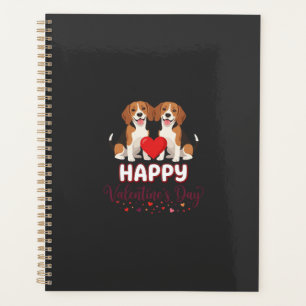 Agenda Feliz Dia dos Namorados Casal Beagle