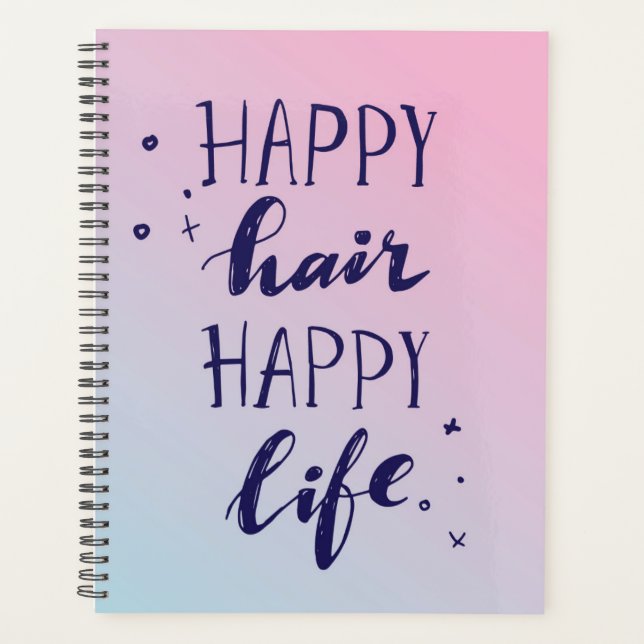 Agenda Feliz Hair Happy Life (Frente)