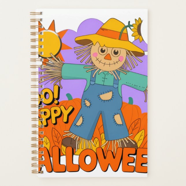 Agenda Feliz Halloween menino  (Frente)