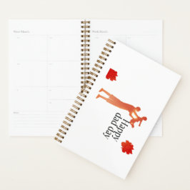 Agenda Feliz Mug do Pai - Padre e Criança Silhouette - Pr