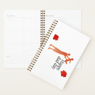 Agenda Feliz Mug do Pai - Padre e Criança Silhouette - Pr