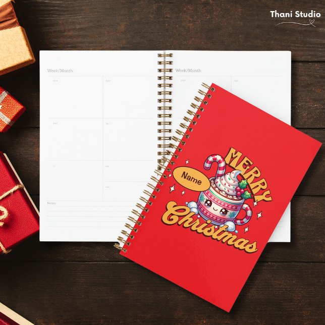 Agenda Feliz Natal Família de Mug de Chocolate Quente Bon (Criador carregado)