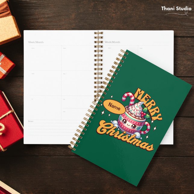 Agenda Feliz Natal Família de Mug de Chocolate Quente Bon (Criador carregado)