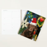Agenda Feliz Natal Labrador Retriever Cachorro Papai Noel<br><div class="desc">Feliz Natal Labrador Retriever Cachorro Papai Noel.</div>