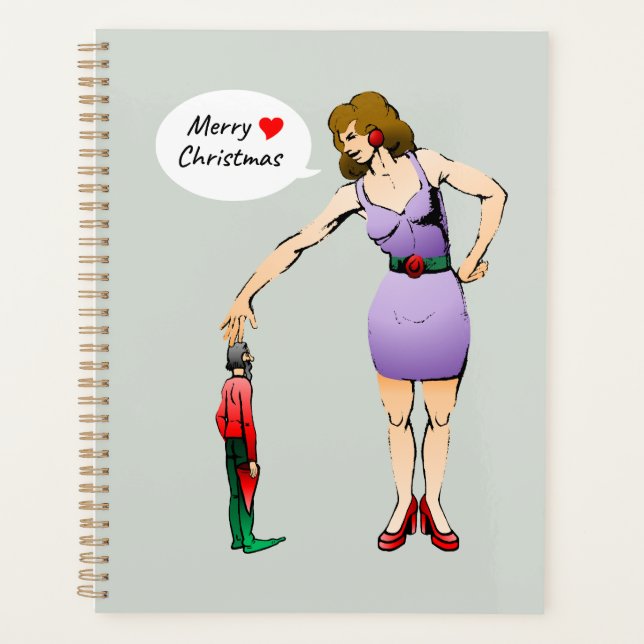 Agenda Feliz Natal Pequeno Elfo (Frente)