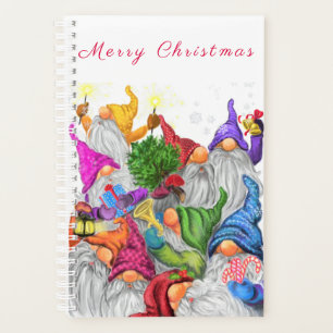 Agenda Feliz Planeador de Natal dos Gnomos