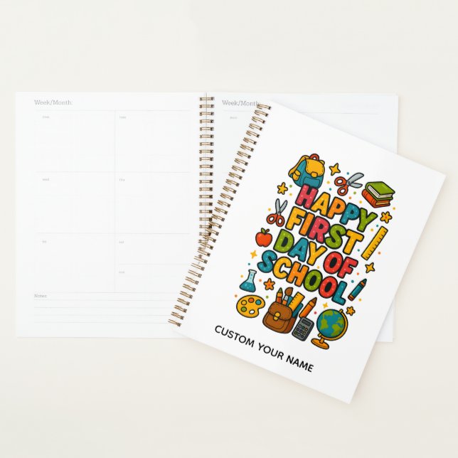 Agenda Feliz Primeiro Dia de Aula (Exibição)