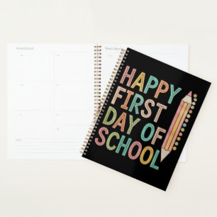 Agenda Feliz Primeiro Dia de Volta às Aulas