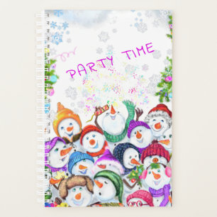Agenda Feliz Snowmans Feliz Festa de Natal Engraçado Des
