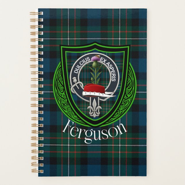 Agenda Ferguson Scottish Clan Tartan & Crest (Frente)