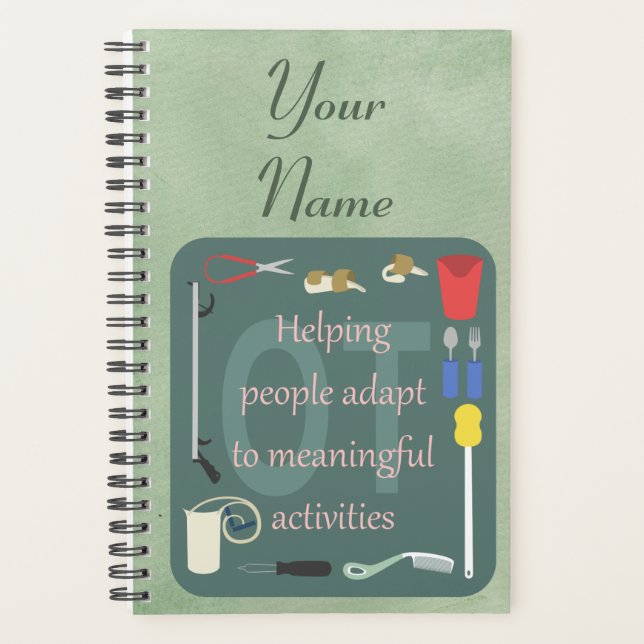 Agenda Ferramentas de Terapia Ocupacional para Gráfico de (Frente)