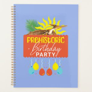 Agenda Festa de Aniversário Pré-Histórica do Pterodáctilo