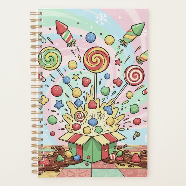 Agenda Festive Candy Explosion Holiday   (Frente)
