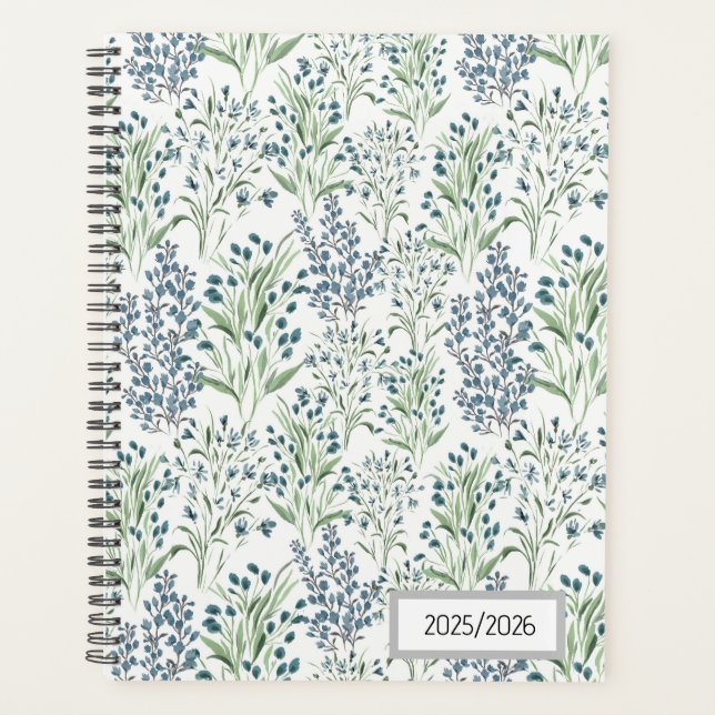 Agenda Field of Blue Florals (Frente)