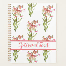 Agenda Figos com Padrão de Flores