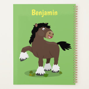 Agenda Figura de desenho animado de corte Clydesdale