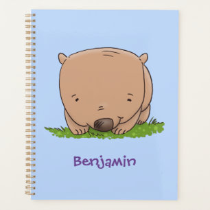 Agenda Figura de desenho animado de um bebê fofo