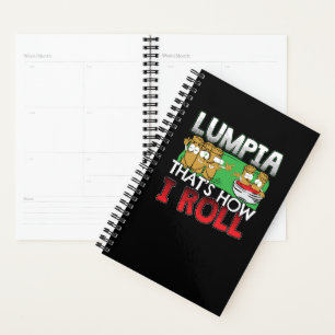 Agenda Filipino Lumpia Comida Cartoon