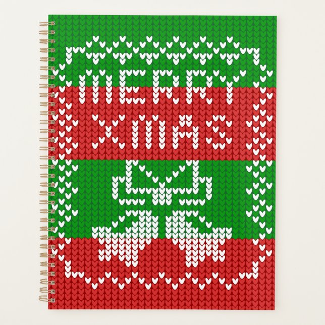 Agenda Fios de jingelas com estrutura de suéter febril (Frente)