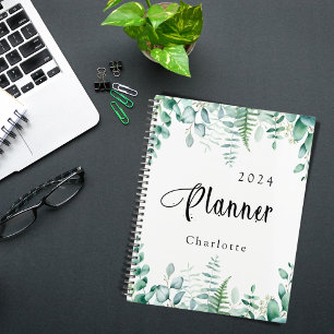 Agenda Fios de terras arborizadas Eucalyptus verde 2023